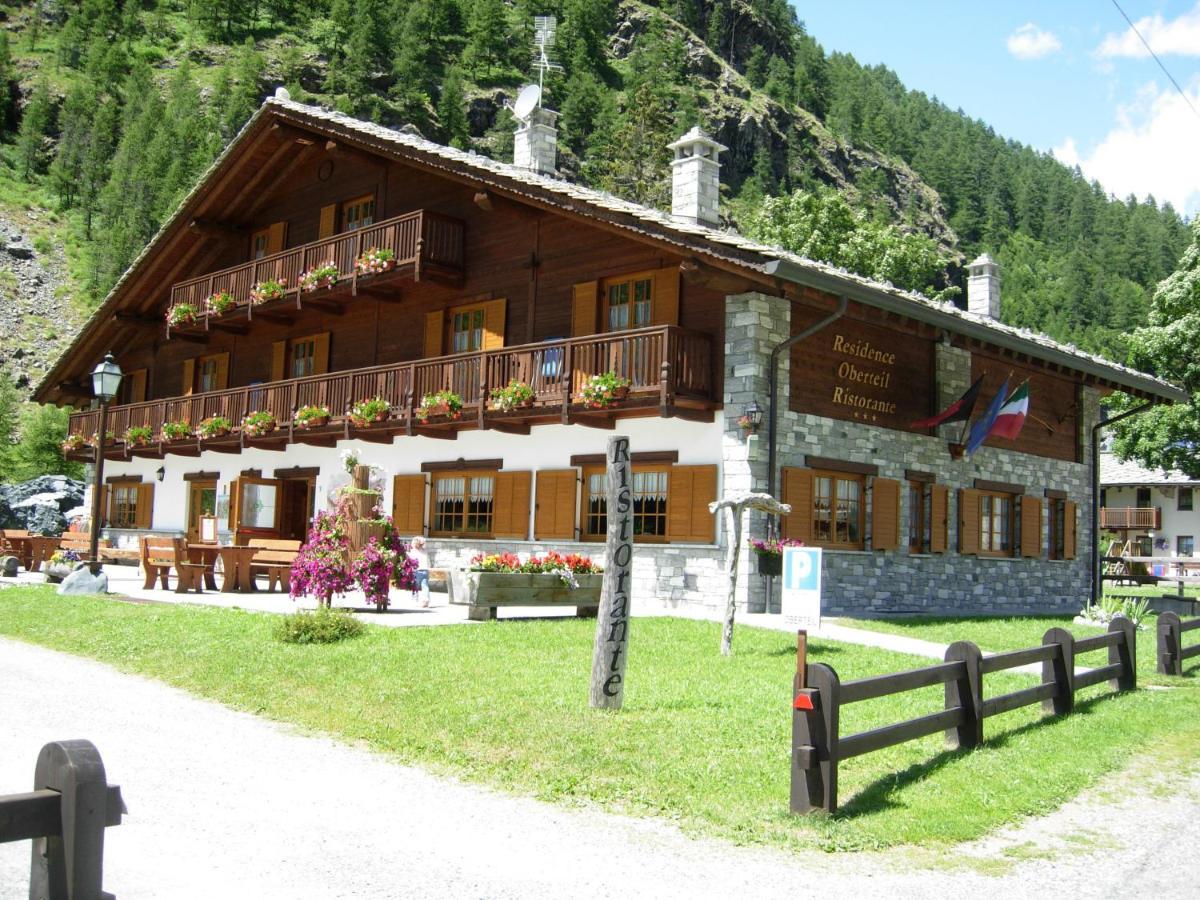 Residence Oberteil Gressoney-la-Trinité Екстериор снимка