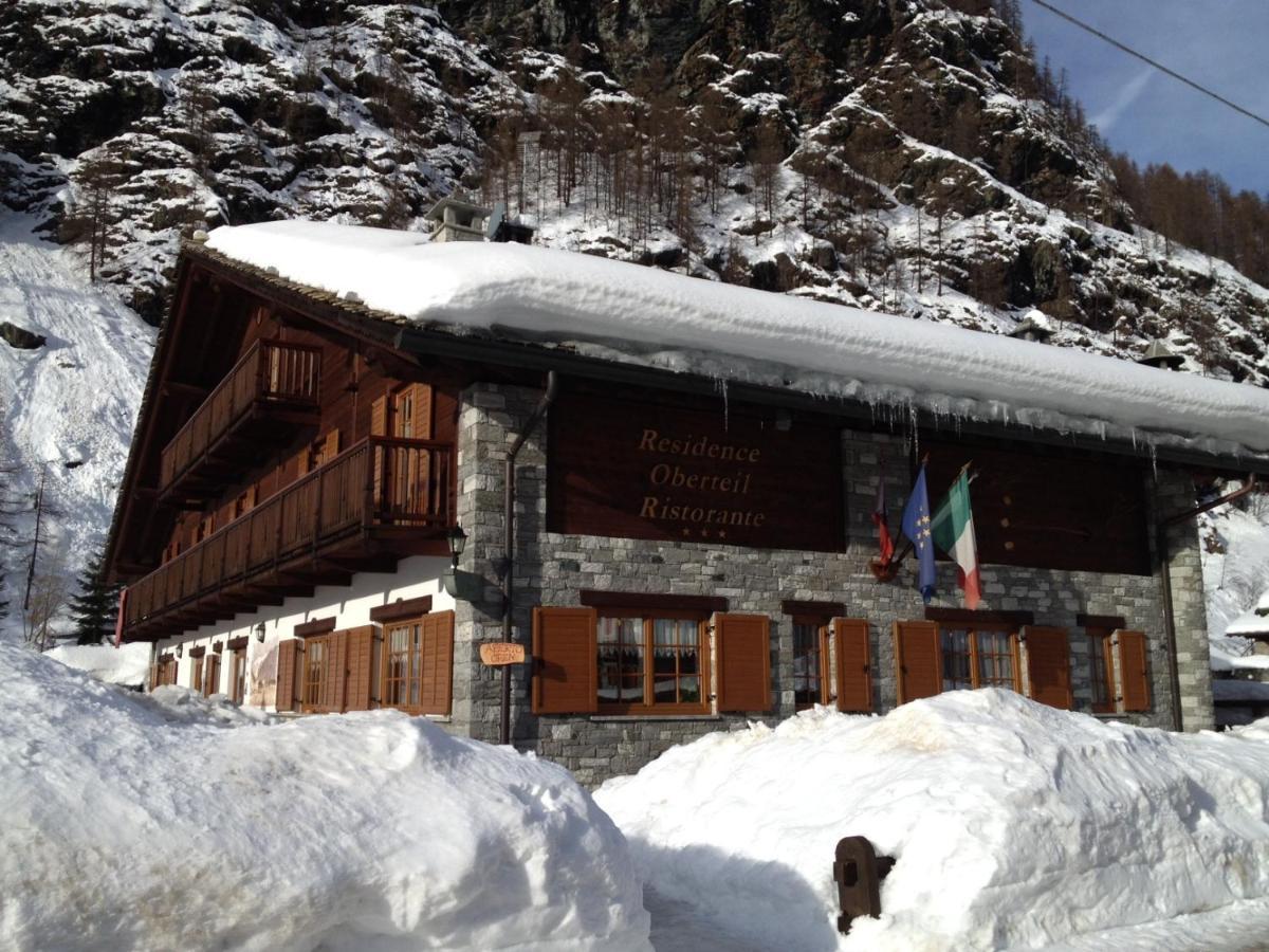 Residence Oberteil Gressoney-la-Trinité Екстериор снимка