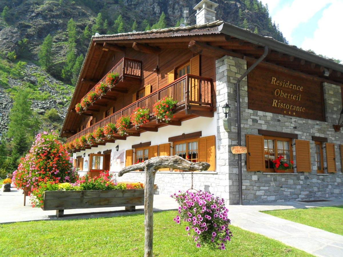 Residence Oberteil Gressoney-la-Trinité Екстериор снимка