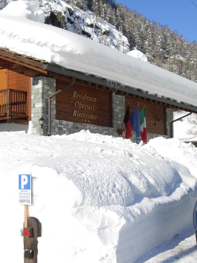 Residence Oberteil Gressoney-la-Trinité Екстериор снимка